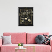 Gentlemen's Club Retro Poster Leinwanddruck (Insitu (Wohnzimmer))