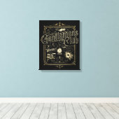 Gentlemen's Club Retro Poster Leinwanddruck (Insitu (Holzboden))