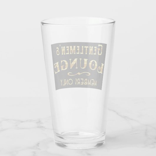 Gentlemen's Lounge Glas (Rückseite)