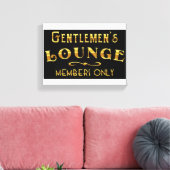 Gentlemen's Lounge Leinwanddruck (Insitu (Wohnzimmer))
