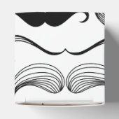 Gentlemens Mustache Muster in allen Formen und Grö Geschenkschachtel (Oben)