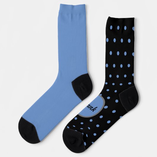 Gentlemen's Personalisierte Polka Dot Mismatch Soc Socken (Linkes Detail)