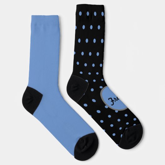 Gentlemen's Personalisierte Polka Dot Mismatch Soc Socken (Rechts)