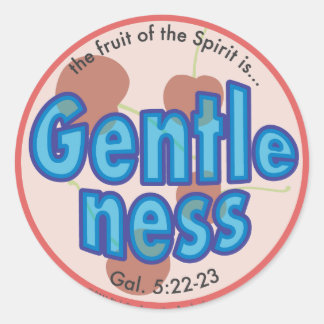 Gentlness Fruit of the Spirit Spot Sticker