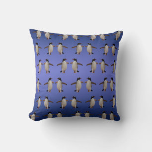Gentoo Frenzy Pillow (Blue Mix) Kissen