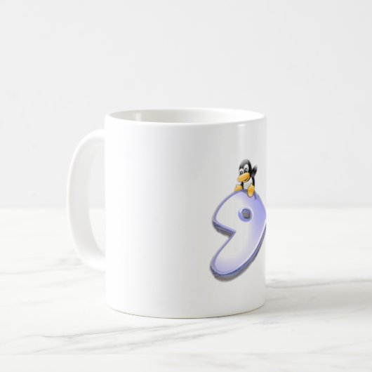 Gentoo Linux Kaffeetasse (Vorderseite Links)