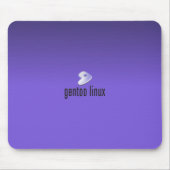 Gentoo Linux lila Mousepad (Vorne)