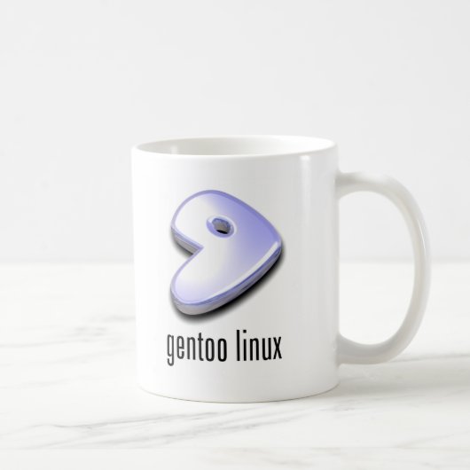 gentoo Linux-Logo Kaffeetasse (Rechts)