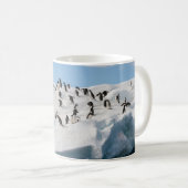 Gentoo Penguin Antarktis Iceberg Playtime Kaffeetasse (VorderseiteRechts)