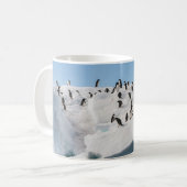 Gentoo Penguin Antarktis Iceberg Playtime Kaffeetasse (Vorderseite Links)