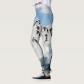 Gentoo Penguin Antarktis Iceberg Playtime Leggings (Links)