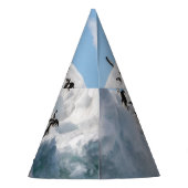 Gentoo Penguin Antarktis Iceberg Playtime Partyhütchen (Rückseite)