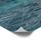 Gentoo Penguin Antarktis Iceberg Playtime Poster (Ecke)