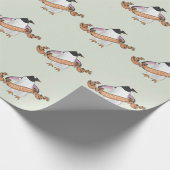 Gentoo penguin geschenkpapier (Ecke)