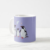 Gentoo Penguin-Gruß-Tassen Kaffeetasse (Vorderseite Links)