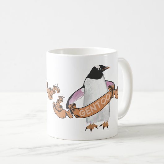 Gentoo penguin kaffeetasse (VorderseiteRechts)