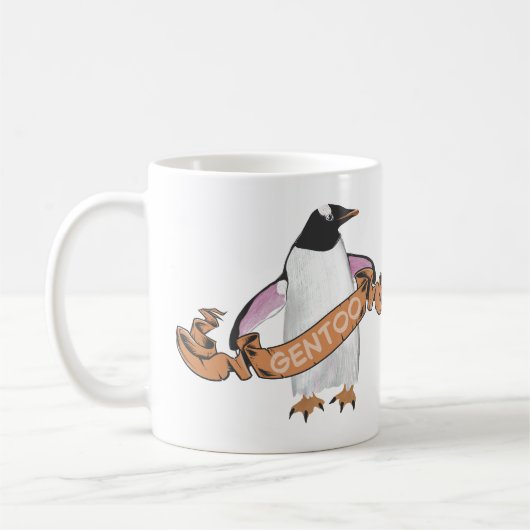 Gentoo penguin kaffeetasse (Links)