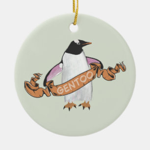 Gentoo penguin keramik ornament