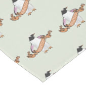 Gentoo penguin kurzer tischläufer (Ecke)