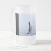 Gentoo penguin mattglas bierglas (Vorderseite Links)