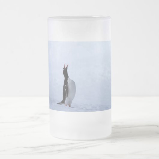 Gentoo penguin mattglas bierglas (Mittel)