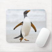 Gentoo Penguin Mousepad (Mit Mouse)