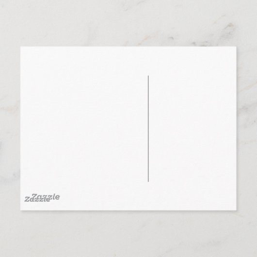 Gentoo Penguin Postkarte (Rückseite)