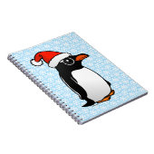 Gentoo Penguin Santa Notizblock (Rechte Seite)