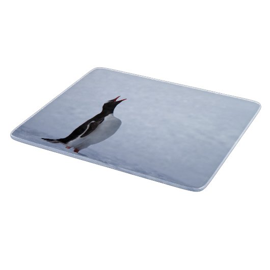 Gentoo penguin schneidebrett (Ecke)