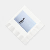 Gentoo penguin serviette (Ecke)