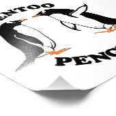 Gentoo Penguins Fotodruck (Ecke)