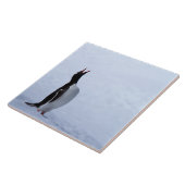 Gentoo Pinguin Fliese (Seite)