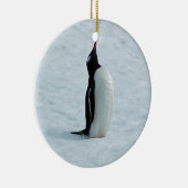 Gentoo Pinguin in die Antarktis-Verzierung Keramikornament (Rechts)
