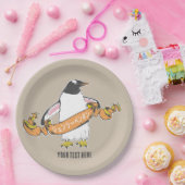 Gentoo Pinguin Japanisch schreiben Kanji Pappteller (Party)