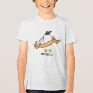 Gentoo Pinguin Japanisch schreiben Kanji Tri-Blend Shirt