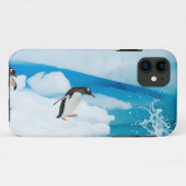 Gentoo Pinguin, Pygoscelis Papua, springt ab Case-Mate iPhone Hülle (Rückseite (Horizontal))
