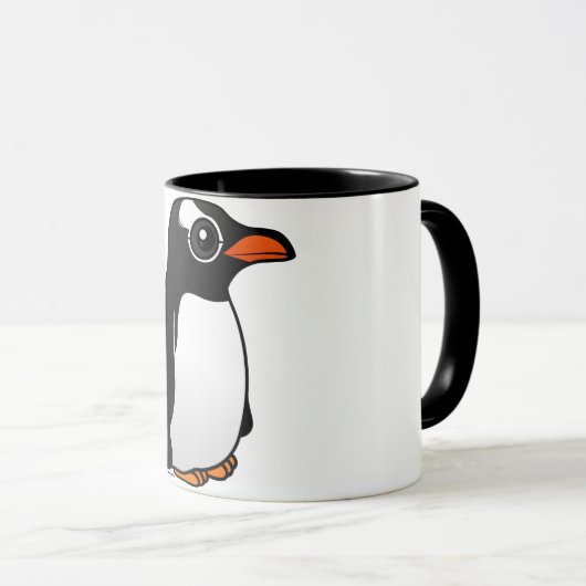 Gentoo Pinguin Tasse (VorderseiteRechts)