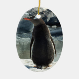 Gentoo Pinguin-Verzierung Keramikornament