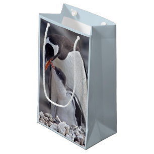 Gentoo- und Küken-Geschenktasche Kleine Geschenktüte
