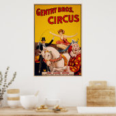 Gentry Bros. Zirkus Poster (Küche)
