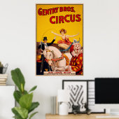 Gentry Bros. Zirkus Poster (Heimbüro)