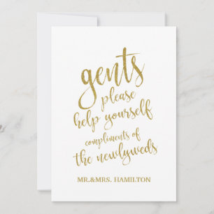 Gents Bathroom Basket Gold Erschwingliches Hochzei