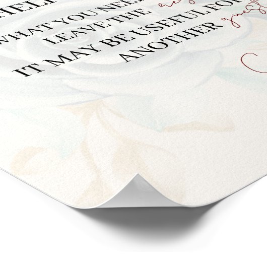 Gents bitte bedienen Sie sich selbst Hochzeitsbade Poster (Ecke)