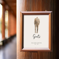 Gents Wedding Reception Veranstaltungsort Restroom