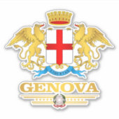 Genua (Genua) Aufkleber (Vorderseite)