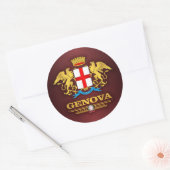 Genua (Genua) Runder Aufkleber (Umschlag)