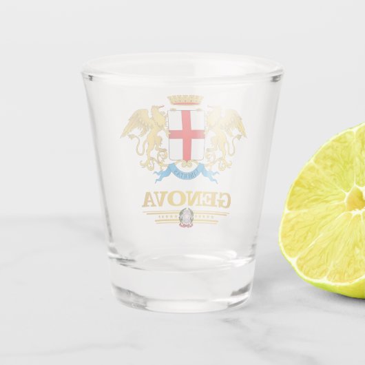 Genua (Genua) Schnapsglas (Rückseite)