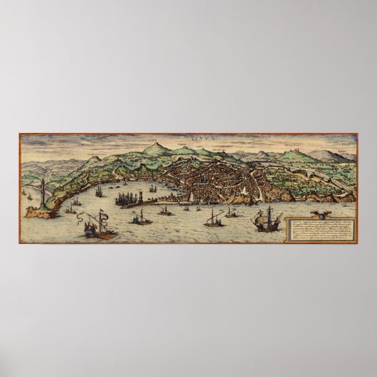 Genua Italien ca. 1560 Poster (Vorne)