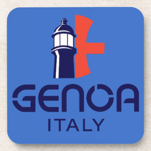 Genua Italien Europa Getränkeuntersetzer