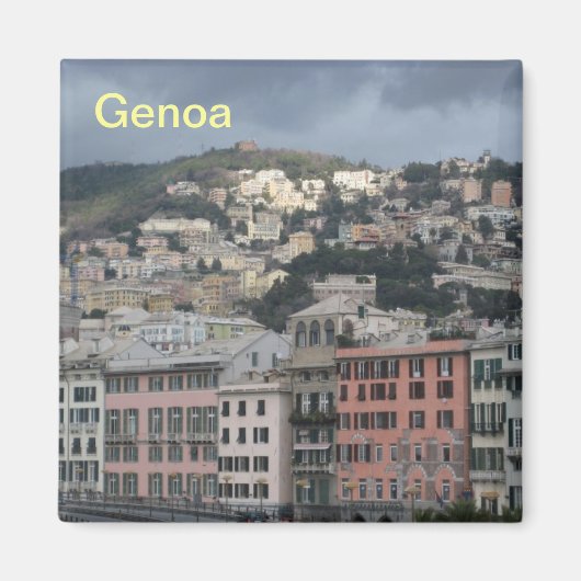 Genua-Italien-Magnet Magnet (Vorne)